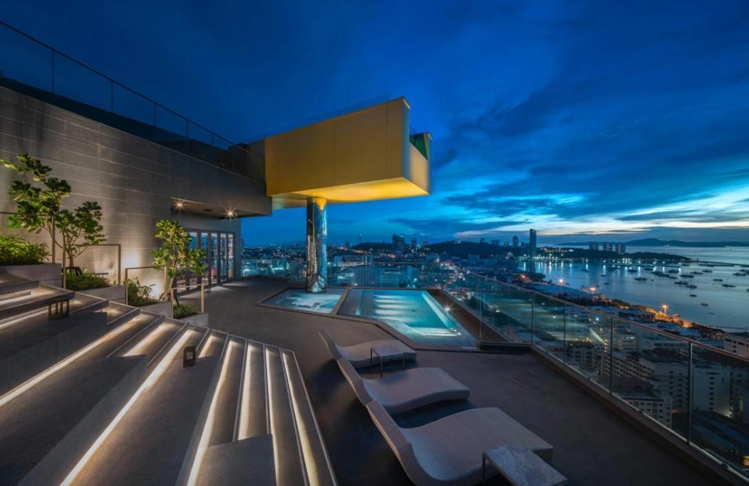 The Edge Central Pattaya Seaview With Infinity Pool & Free Netflix Ngoại thất bức ảnh